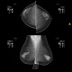 Fibroglandular type of breast, Tabar I, CAD: X-ray - Plain radiograph
